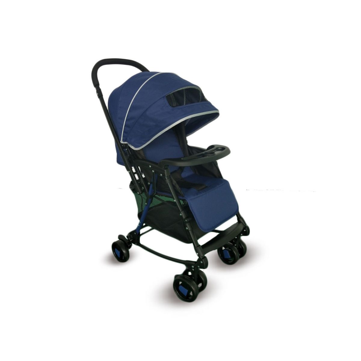 Xe đẩy 2 chiều có bập bênh Gluck C7 (màu xanh)
