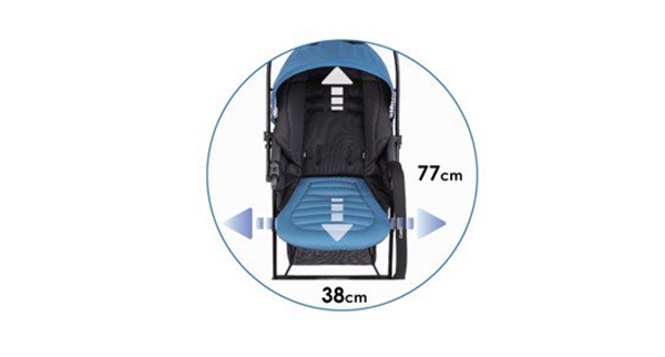 Xe đẩy Combi NEYO Plus - Màu Xanh