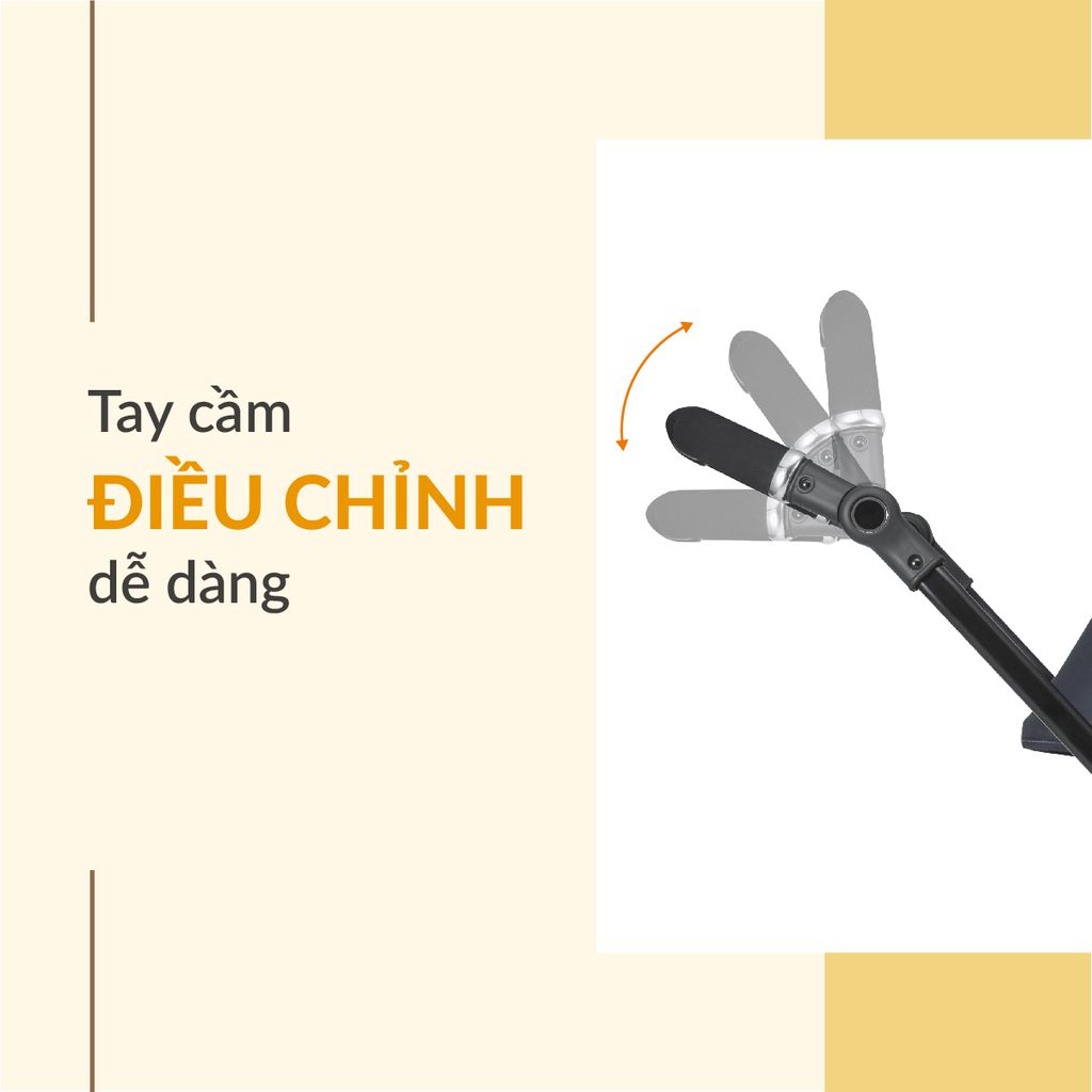 Xe đẩy Combi Sugocal Compact 4 bánh quay tự động - Màu đỏ