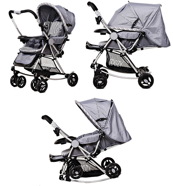 Xe đẩy Coozy Ariel 126 (Xám)