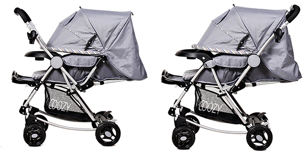 Xe đẩy Coozy Ariel 126 (Xám)