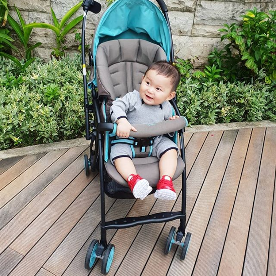 Xe đẩy trẻ em 2 chiều Aprica Karoon SX (màu xanh)