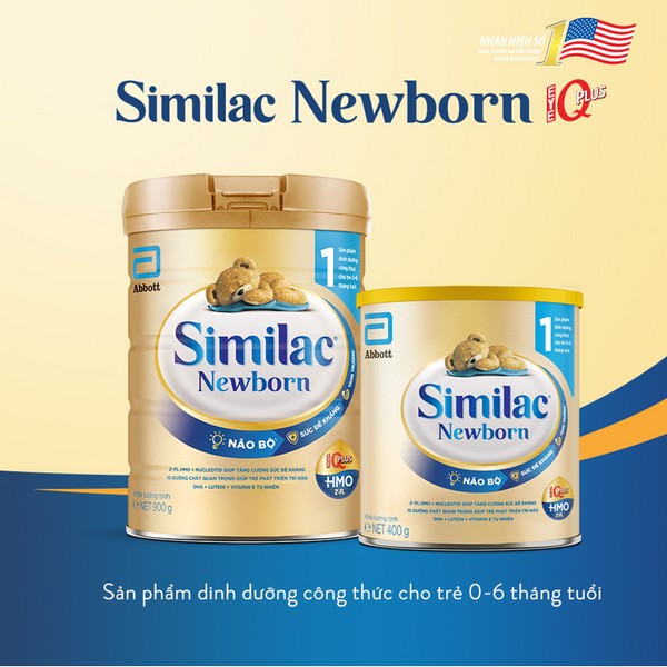Sữa Similac Newborn Eye-Q 900g (0 - 6 tháng)