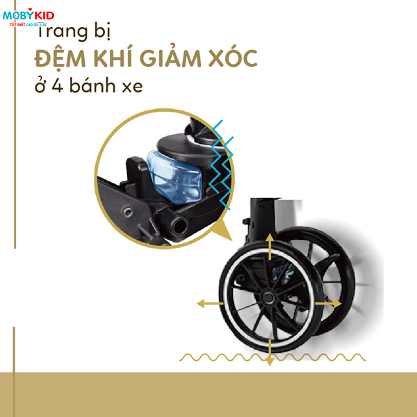 Hướng dẫn mẹ sử dụng xe đẩy em bé đúng cách và an toàn
