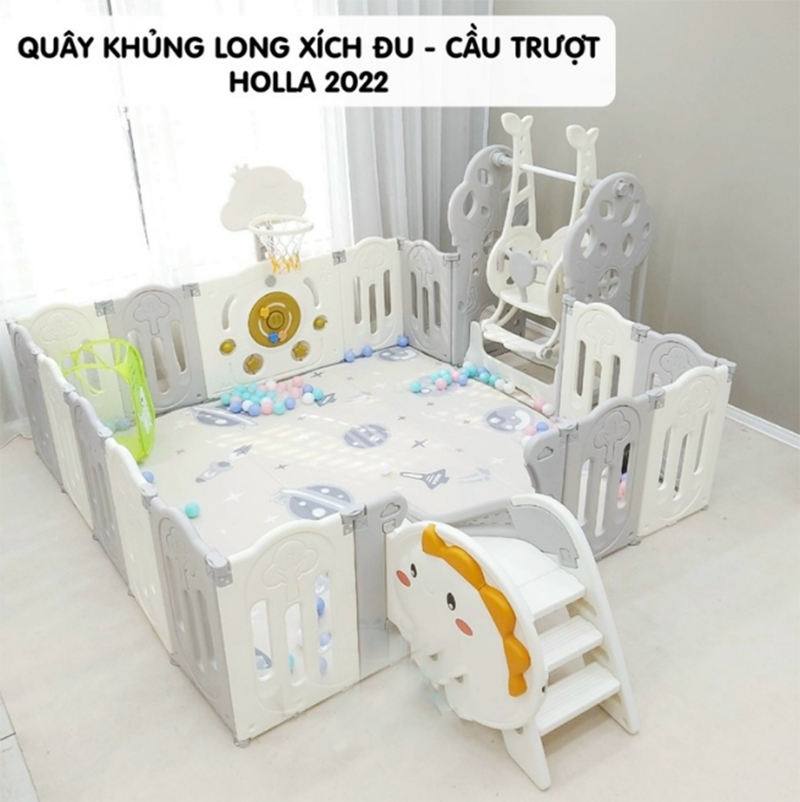 quây khủng long xích đu cầu trượt ngựa bảng vẽ hồng1