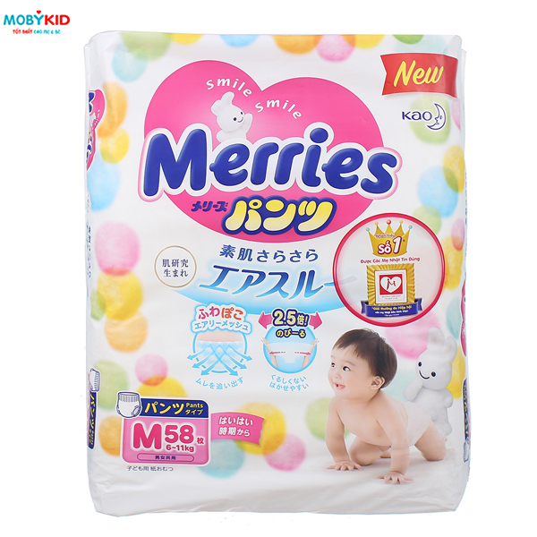Review bỉm Merries nhập khẩu có tốt không? Đại lý bỉm Merries chính hãng Việt Nam