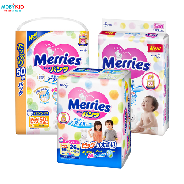 Review bỉm Merries nhập khẩu có tốt không? Đại lý bỉm Merries chính hãng Việt Nam
