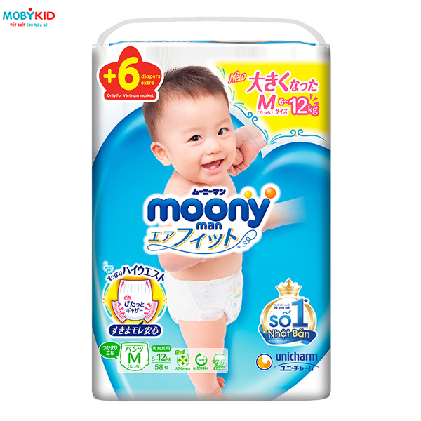 Review bỉm Moony nhập khẩu có tốt không? Mua bỉm Moony giá rẻ ở đâu?