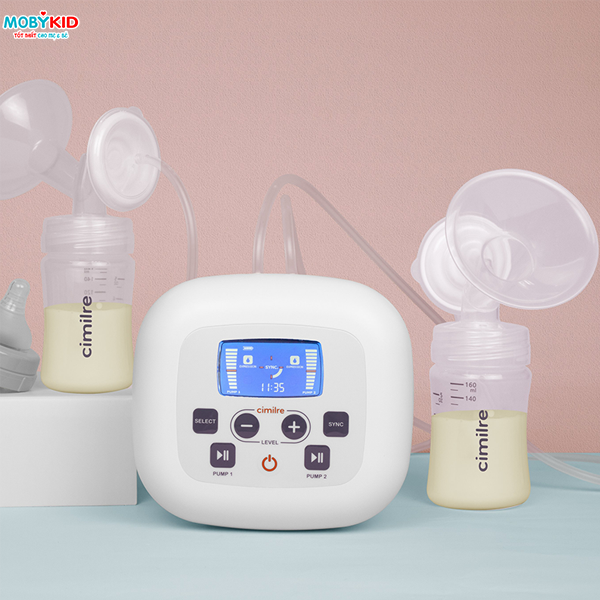 Review máy hút sữa điện đôi Cimilre S5 Plus Electric Breast Pump đến từ Hàn Quốc