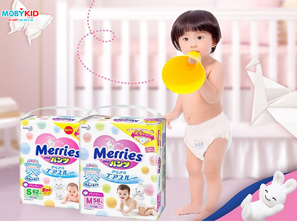 So sánh bỉm tã Merries và Moony cho bé