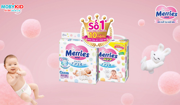 So sánh bỉm Pamper và Merries cho bé, nên mua loại nào?