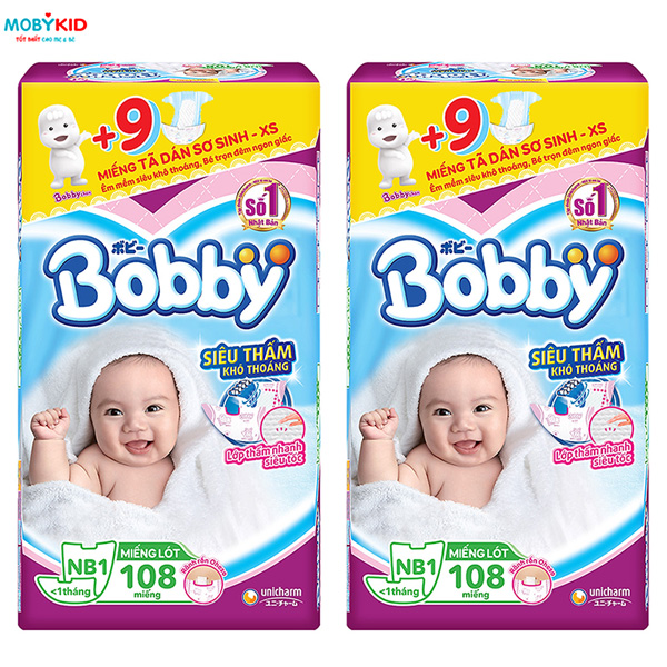 So sánh bỉm Bobby và bỉm Merries cho trẻ sơ sinh, nên mua loại nào?