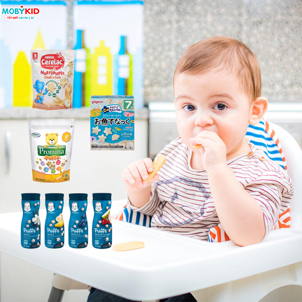 So sánh các dòng bánh ăn dặm cho bé tốt nhất hiện nay
