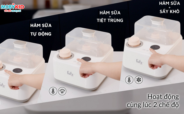 Top 3 dòng máy hâm sữa tiệt trùng sấy khô tốt nhà Fatzbaby Hàn Quốc hiện nay